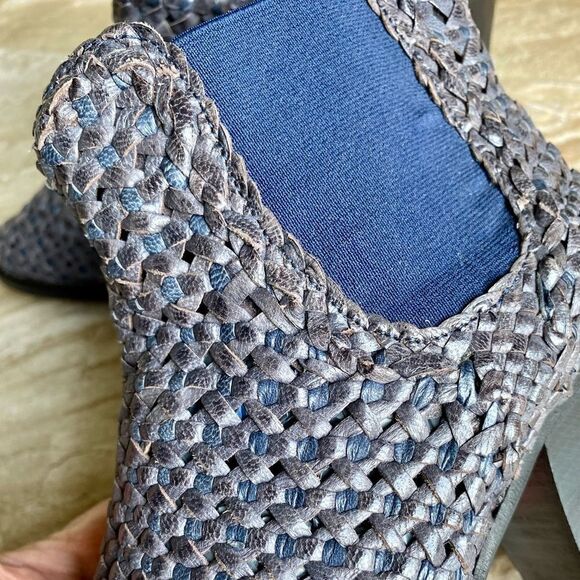 Aquatalia by MARVIN K. Desire Woven Ankle Bootie - Picture 8 of 16